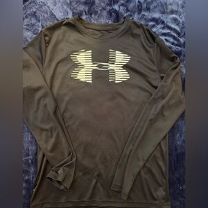Under Armour Kids Black Long Sleeve Shirt
